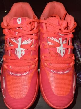 M.E.L.O Puma Kids Coral Pink Athletic Sneakers